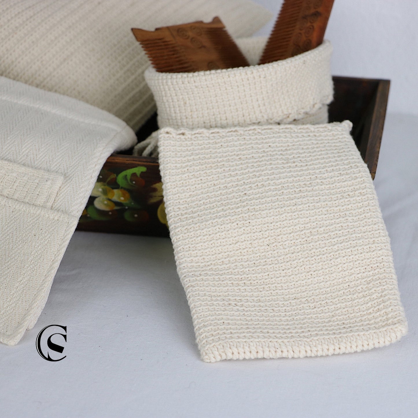 Gant de toilette crochet