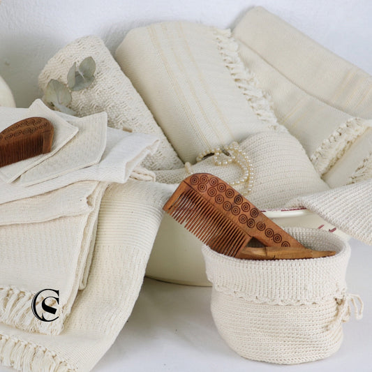 Peigne à barbe décoré