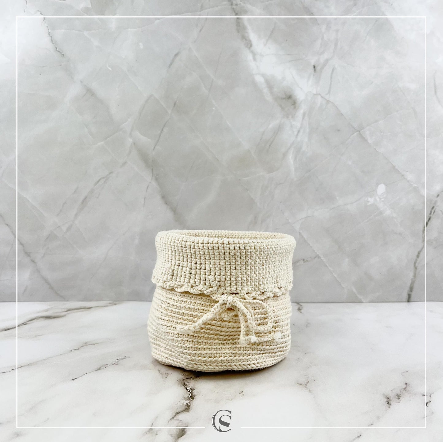 Boîte en crochet