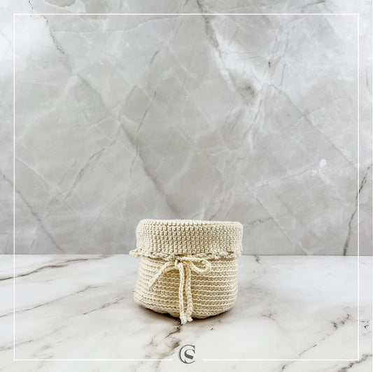 Boîte en crochet