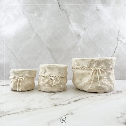 Boîte en crochet