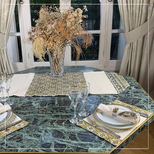 Chemin de table matelassé Shirine