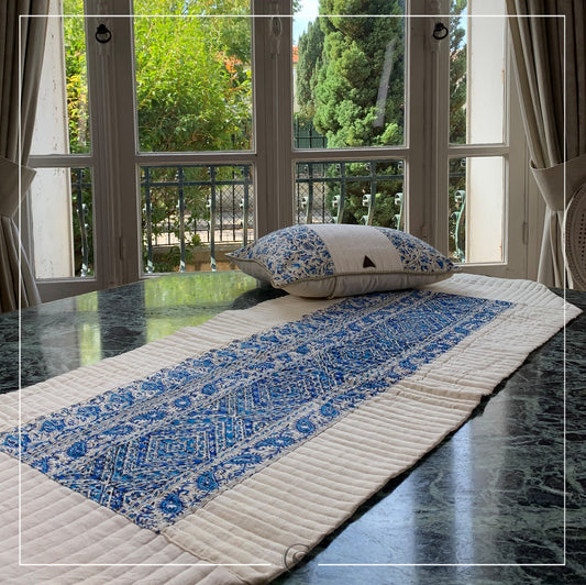 Chemin de table matelassé Firouzeh